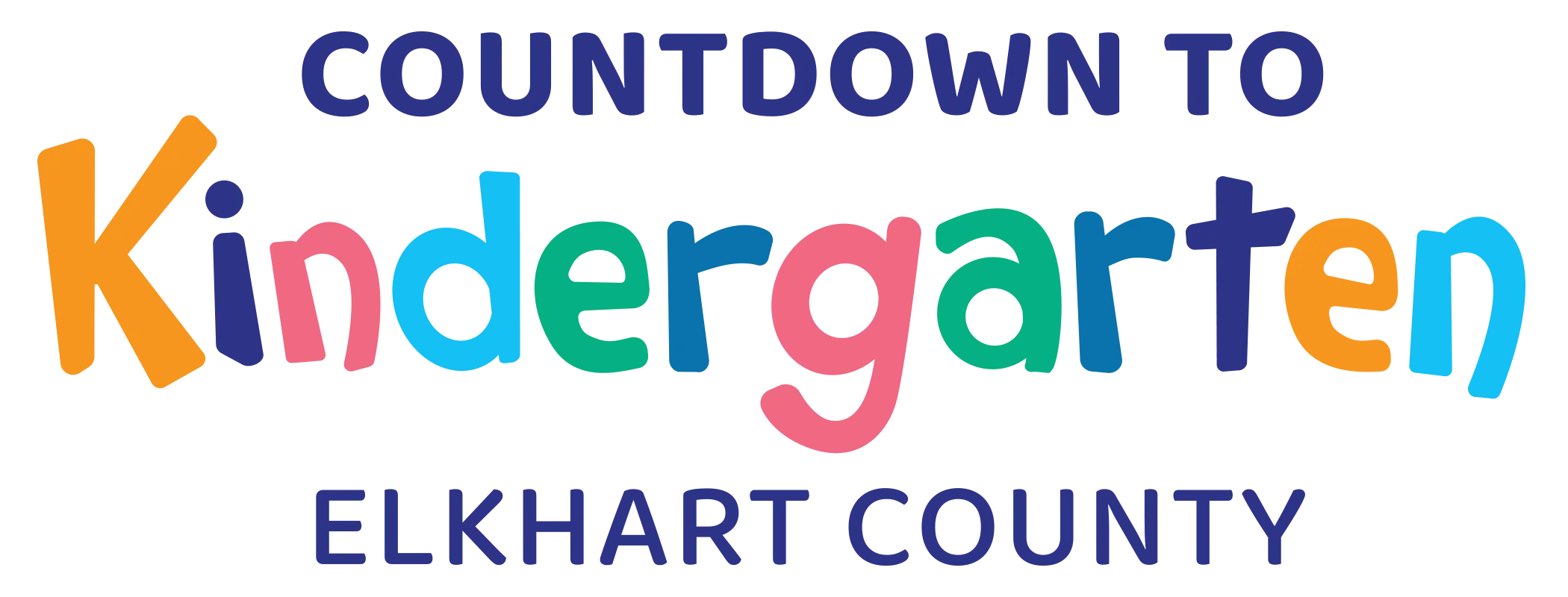 Countdown to Kindergarten Color Logo